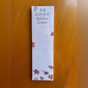 Autumn Leaves 🍁🍂🍁 Magnetic List Notepad